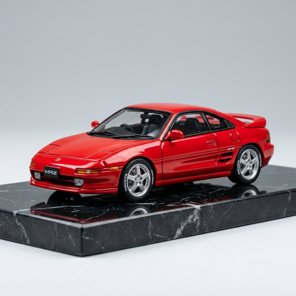 Toyota MR2 SW20 3D Painted Model Kit - Premium Quality