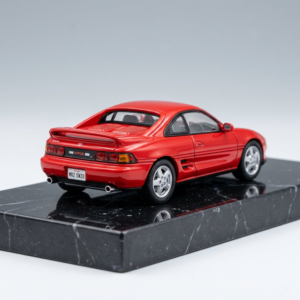 Toyota MR2 SW20 3D Painted Model Kit - Premium Quality