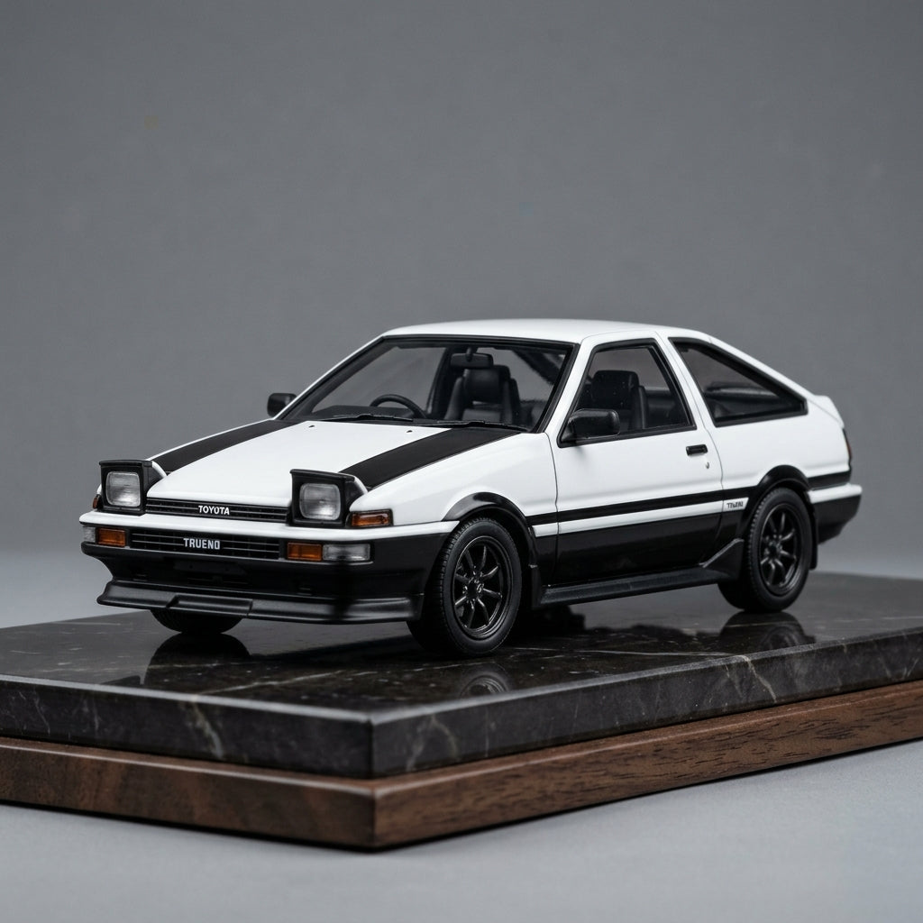 AE86 Trueno 3D Model Kit for Arcade Enthusiasts