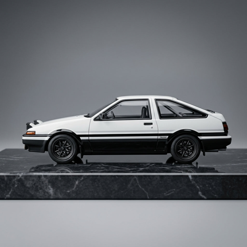AE86 Trueno 3D Model Kit for Arcade Enthusiasts