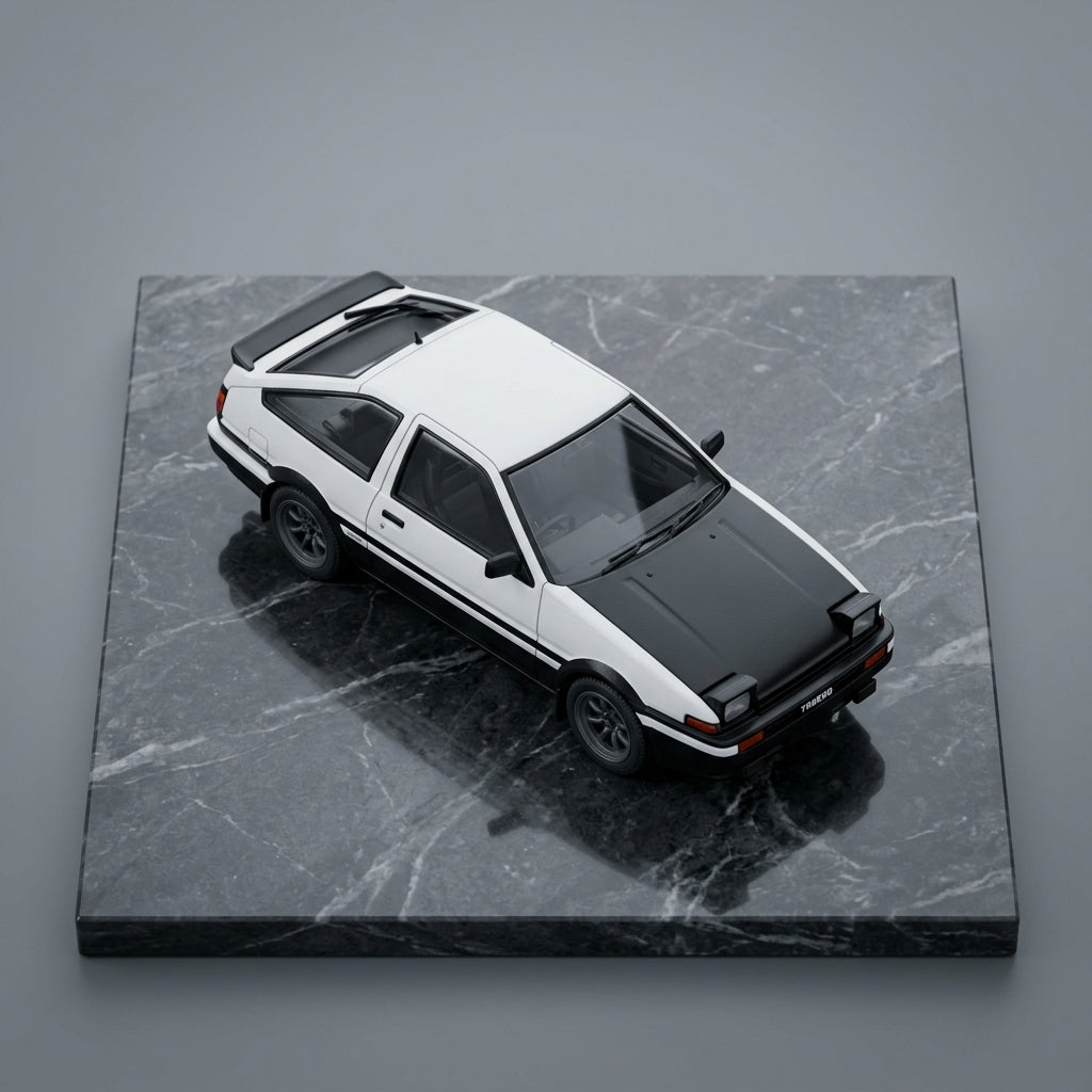 AE86 Trueno 3D Model Kit for Arcade Enthusiasts