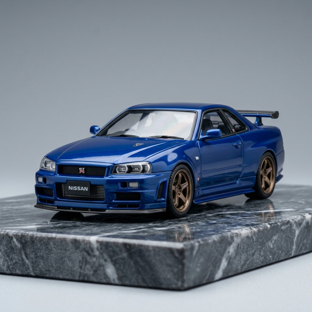 3D R34 Skyline GT-R Model Kit for JDM Enthusiasts