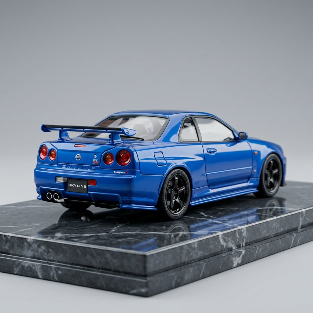 3D R34 Skyline GT-R Model Kit for JDM Enthusiasts